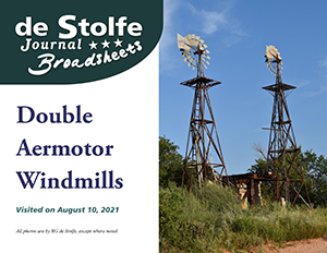 Double Aermotor Windmills