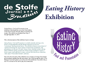 Eating History Exhibition