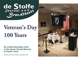 Veteran's Day - 100 Years Exhibit